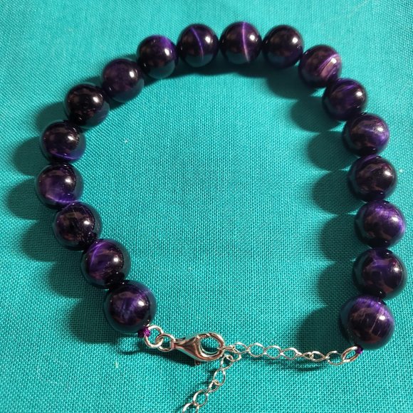 Jewelry - Purple tigers eye bracelet